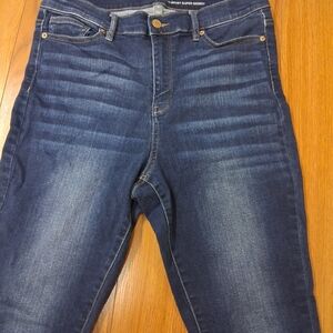 Women's New York and Company High Waist Super Skinny Jean. Size 14 EUC